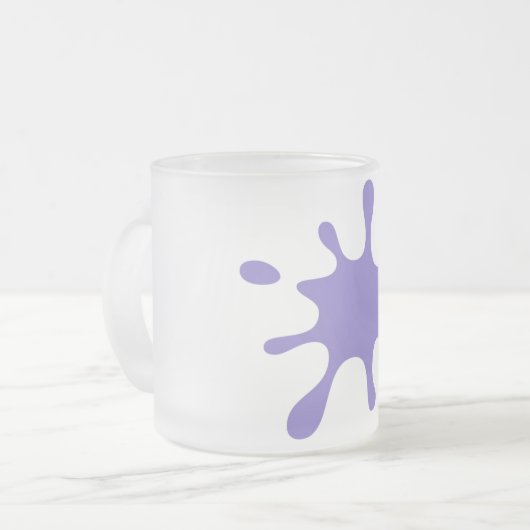 Blauwe kleur Mok (Voorkant links)