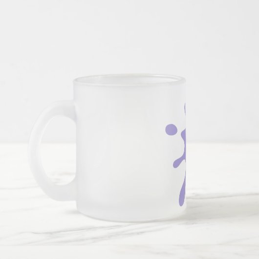 Blauwe kleur Mok (Links)