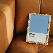 Blauwe kleur Moon Song - Full Width Perfect Poster