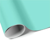 Blauwe kleur van de naburige Quietude Turquoise Cadeaupapier (Rol Hoek)