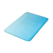 Blauwe kleur verloop achtergrond badmat (Gekanteld)
