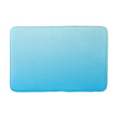 Blauwe kleur verloop achtergrond badmat (Voorkant)