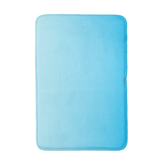Blauwe kleur verloop achtergrond badmat (Voorkant Verticaal)