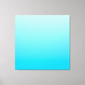 Blauwe kleur verloop achtergrond canvas afdruk (Voorkant)