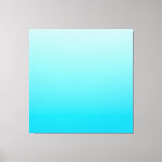 Blauwe kleur verloop achtergrond canvas afdruk (Voorkant)