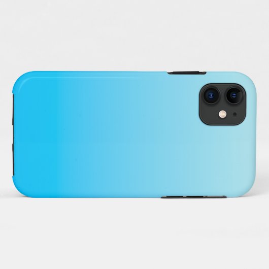 Blauwe kleur verloop achtergrond Case-Mate iPhone case (Achterkant (horizontaal))