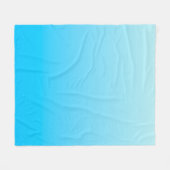 Blauwe kleur verloop achtergrond fleece deken (Voorkant (Horizontaal))