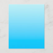 Blauwe kleur verloop achtergrond flyer (Voorkant)