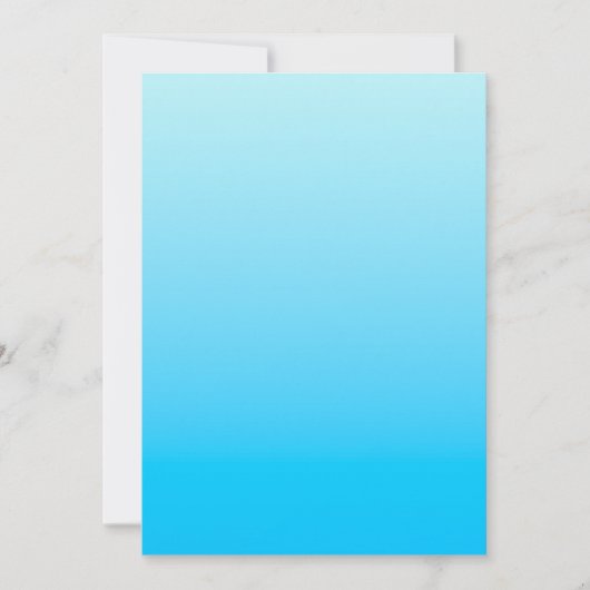 Blauwe kleur verloop achtergrond kaart (Voorkant)