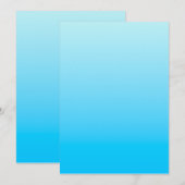 Blauwe kleur verloop achtergrond kaart (Voorkant / Achterkant)