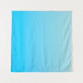 Blauwe kleur verloop achtergrond wandkleed (Voorkant (horizontaal))