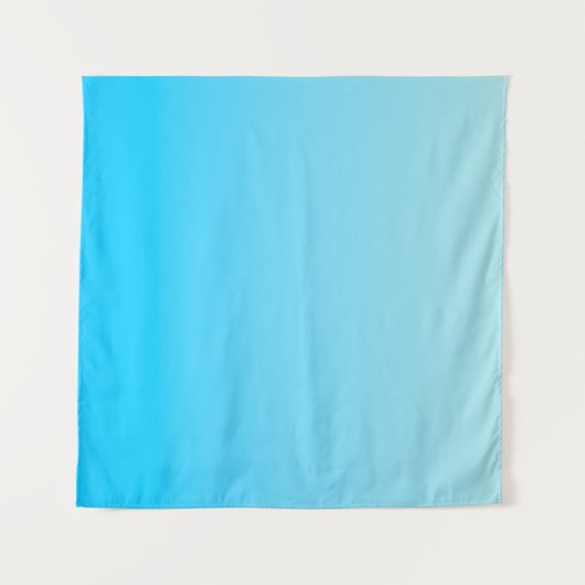 Blauwe kleur verloop achtergrond wandkleed (Voorkant (horizontaal))