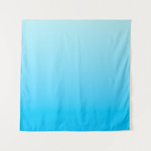 Blauwe kleur verloop achtergrond wandkleed