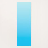 Blauwe kleur verloop achtergrond yogamat (Achterkant)