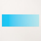 Blauwe kleur verloop achtergrond yogamat (Voorkant (horizontaal))