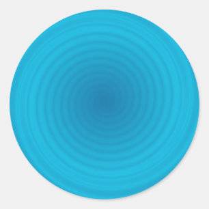 Blauwe kleurenblanco Sjabloon Aangepast rendement  Ronde Sticker