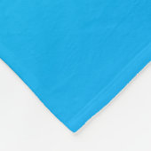 Blauwe kleurgradiënt fleece deken (Hoek)