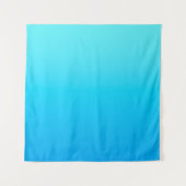 Blauwe kleurgradiënt wandkleed (Voorkant)