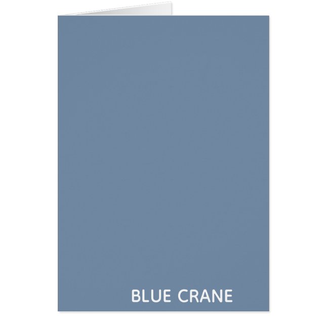 Blauwe kleurnaam voor kraanblauw (Voorkant)