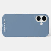 Blauwe kleurnaam voor kraanblauw Case-Mate iPhone case (Achterkant (horizontaal))