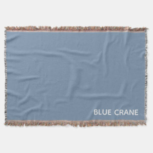 Blauwe kleurnaam voor kraanblauw deken