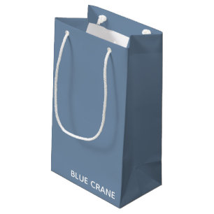 Blauwe kleurnaam voor kraanblauw klein cadeauzakje