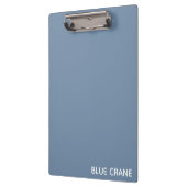 Blauwe kleurnaam voor kraanblauw klembord (Links)