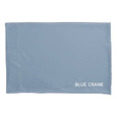 Blauwe kleurnaam voor kraanblauw kussensloop (Voorkant)