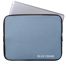 Blauwe kleurnaam voor kraanblauw laptop sleeve