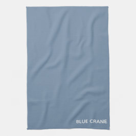 Blauwe kleurnaam voor kraanblauw theedoek