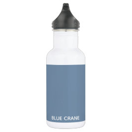 Blauwe kleurnaam voor kraanblauw waterfles 