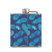 Blauwe kleurstof anananas heupfles (Achterkant)