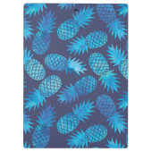 Blauwe kleurstof anananas | Jouw namen toevoegen Klembord (Achterkant)