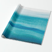 Blauwe kleurstof cadeaupapier (Uitgerold)