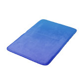 Blauwe kleurverloop badmat