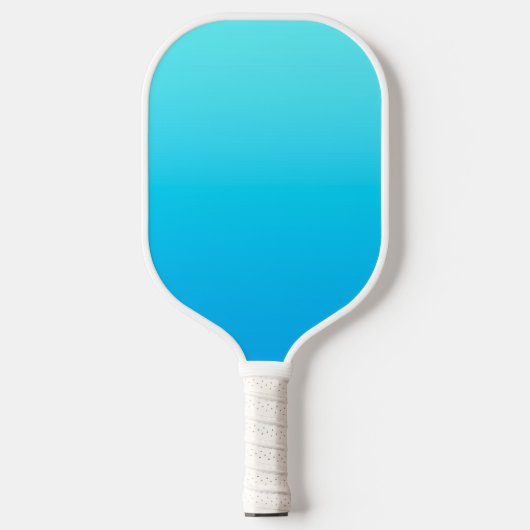 Blauwe kleurverloop pickleball paddle (Voorkant)