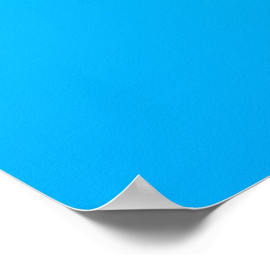 Blauwe kleurverloop poster (Hoek)