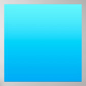 Blauwe kleurverloop poster (Voorkant)