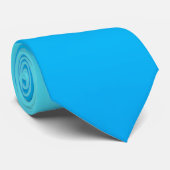 Blauwe kleurverloop stropdas (Opgerold)