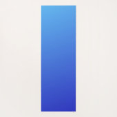 Blauwe kleurverloop yogamat (Achterkant)