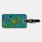 Blauwe Klif Chrysocolla Bagagelabel (Voorkant horizontaal)