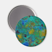 Blauwe Klif Chrysocolla Magneet (Voorkant / Achterkant)