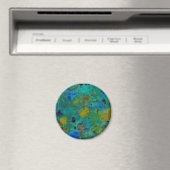 Blauwe Klif Chrysocolla Magneet (Insitu (Vaatwasser))