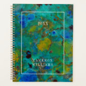 Blauwe Klif Chrysocolla Planner (Voorkant)
