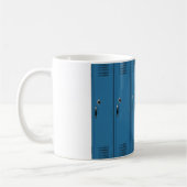 Blauwe kluisdeuren koffiemok (Links)