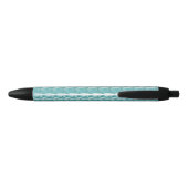 Blauwe knikker zwarte inkt pen (Achterkant)
