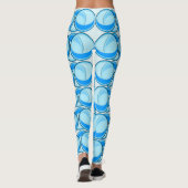 Blauwe Knikkers Leggings (Achterkant)