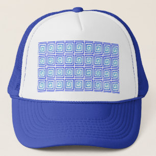blauwe knipperen trucker pet