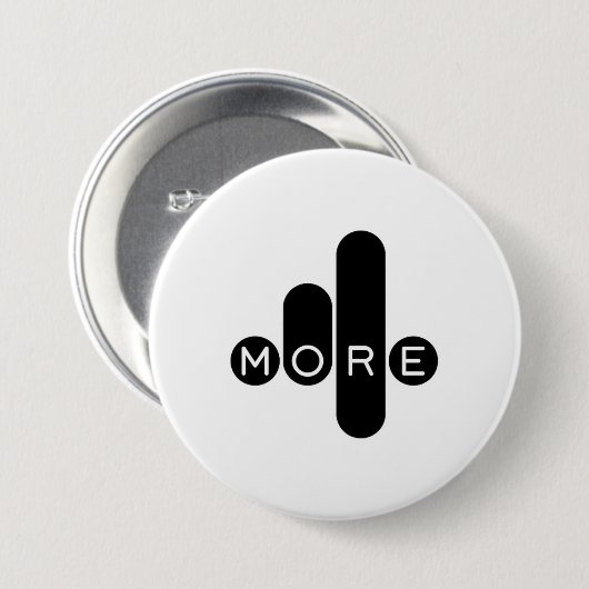 Blauwe knop voor financiële vrijheid ronde button 7,6 cm (Voorkant /achterkant)