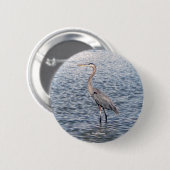 Blauwe knop voor Heronwater Ronde Button 5,7 Cm (Voorkant /achterkant)